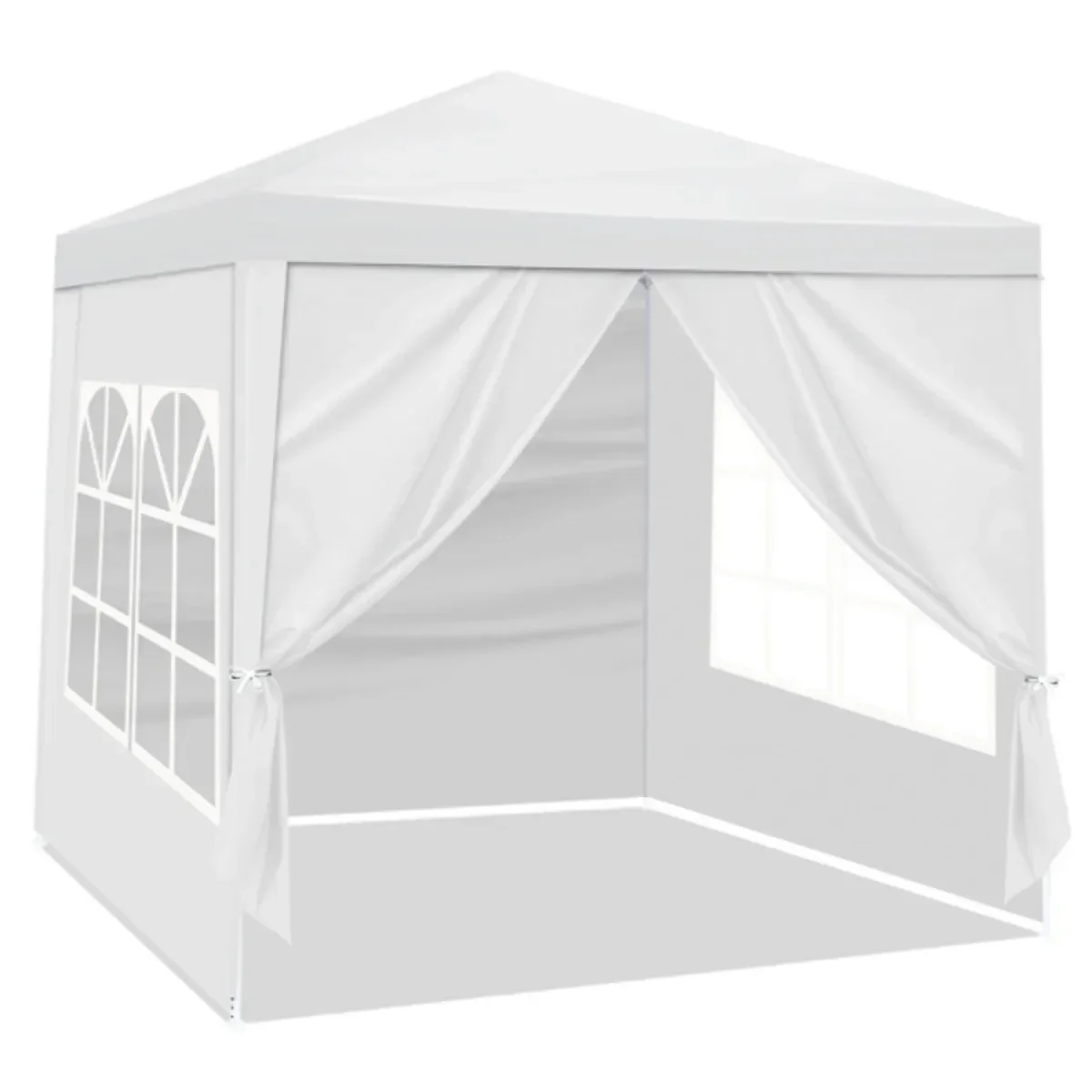 

6.5x6.5FT Outdoor Tent Sidewall Camping Tent Curtain with Window For Outdoor Activities Camping Waterproof UV Resistant