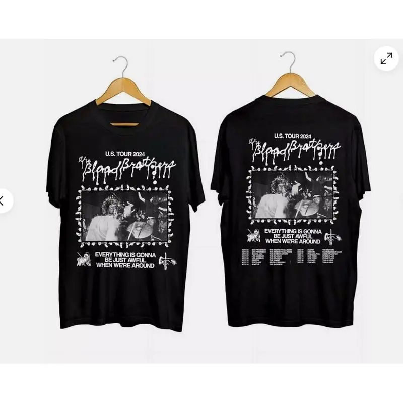 

The Blood Brothers 2024 Tour T-Shirt, T-Shirt Gift Fans