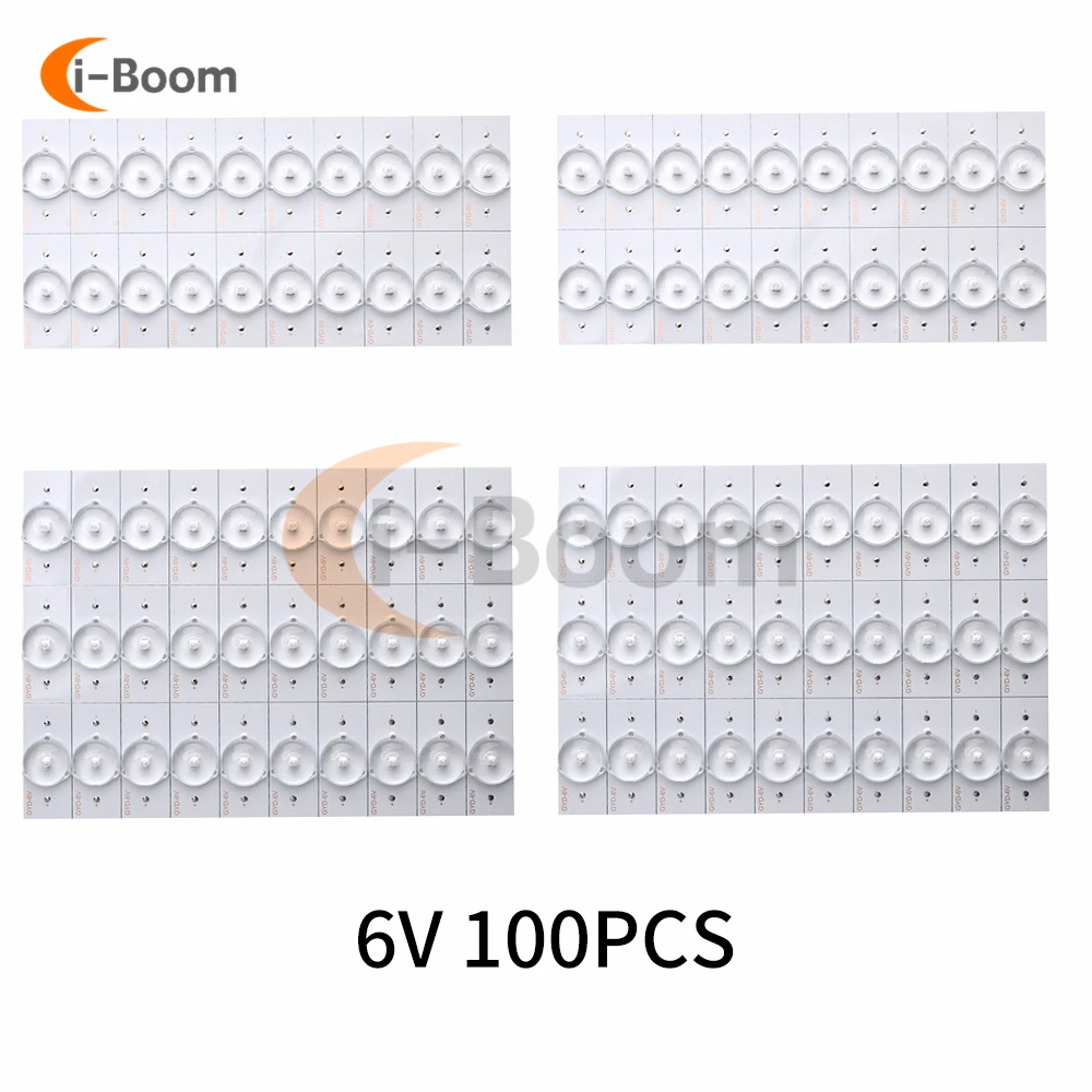 3V SMD LED Lens Fiberglass Board Lamp Beads 32-65 Inch TV Repair Kit 3V SMD LED Lens Fiberglass Board Lamp Beads 32-65 Inch TV Repair Kit