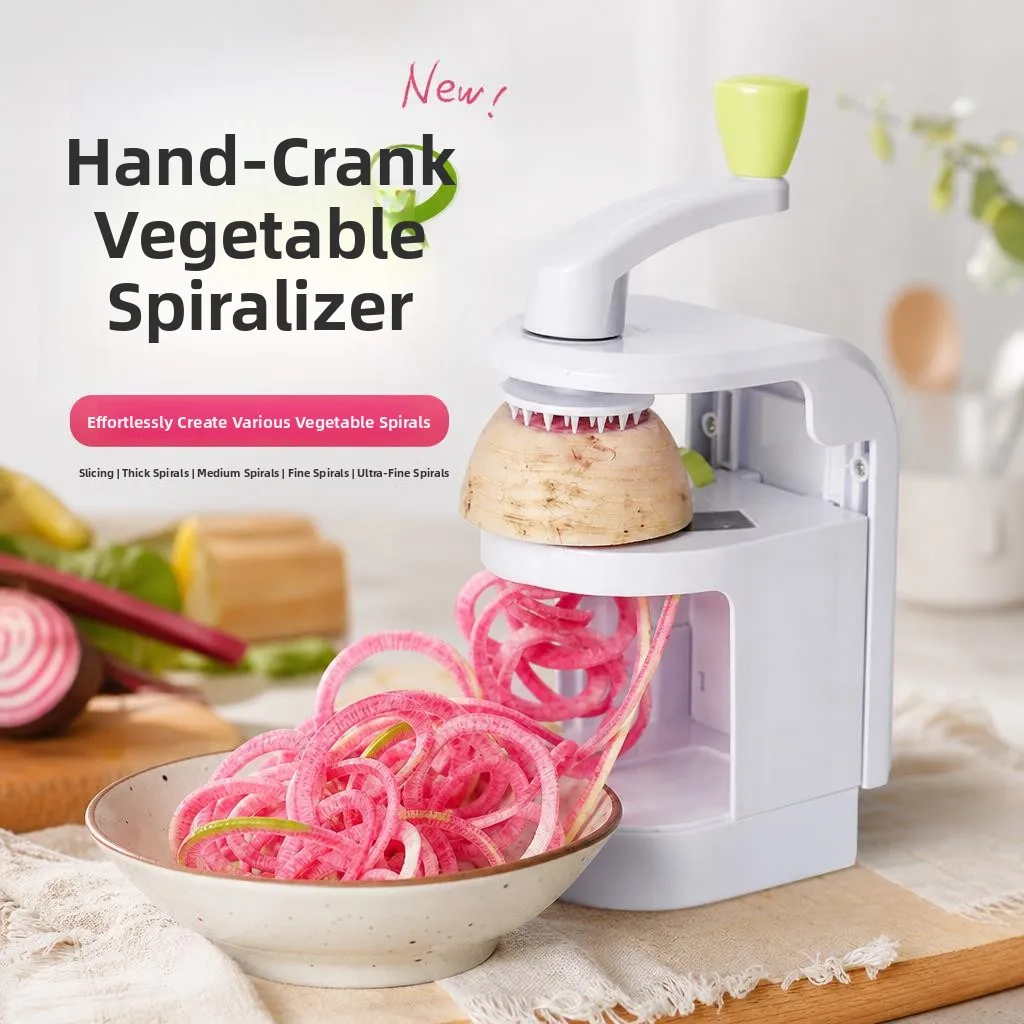 

Home Multifunction Hand Crank Slicer Potato Thread Shredder Vegetable Fruit Radish Onion Zucchini Cutter Kitchen Tool