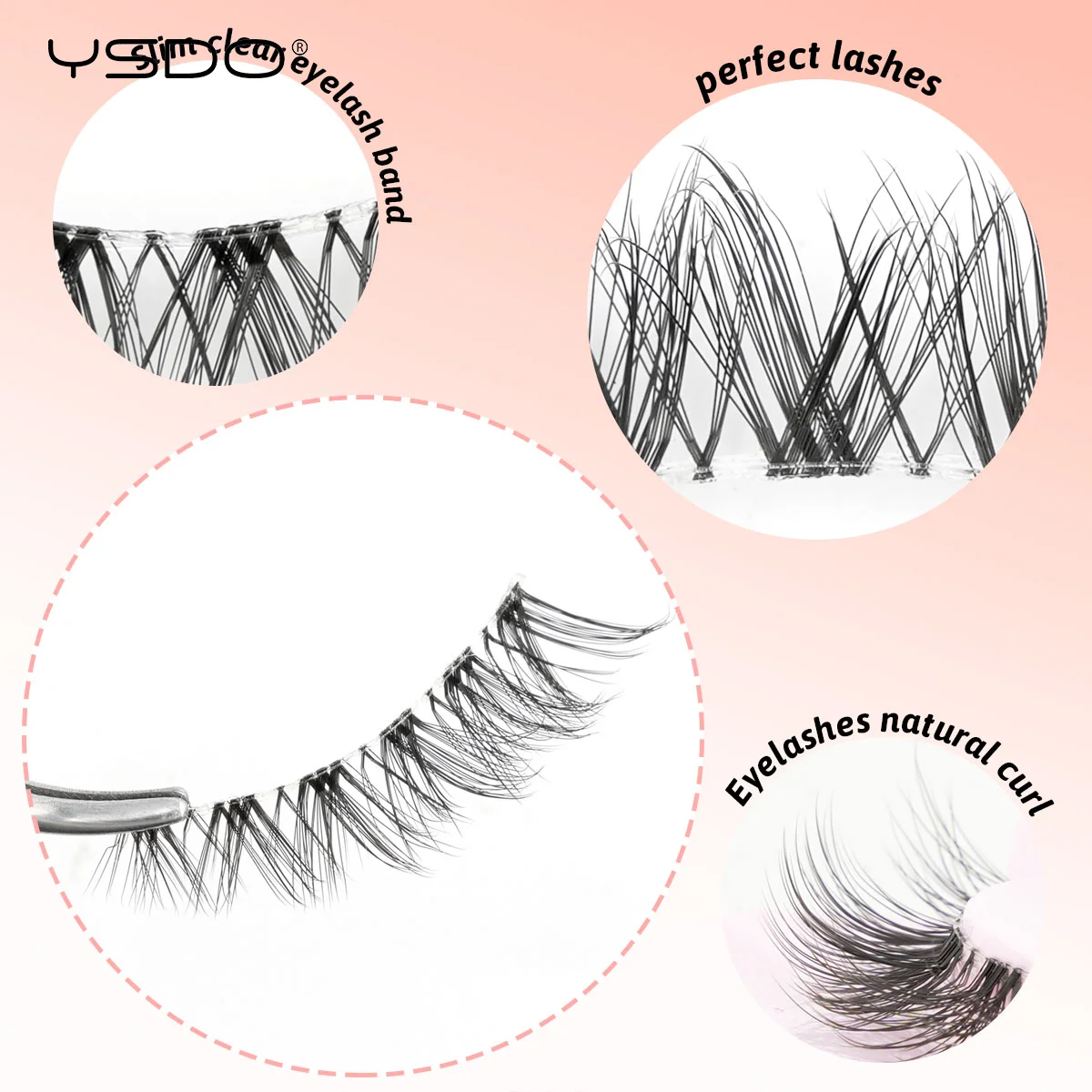 YSDO Cat Eye Wimpers 5/10 Pairs Natura Faux 3d Nertsen Wimpers Herbruikbare Nep Wimpers Gereedschap Zachte Piekerige maquillaje Valse Wimpers