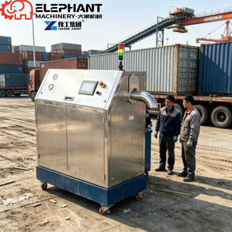Dry Ice Pellet Maker, Industrial Automatic Dry Ice Machine With Motor For Small-Scale Dry Ice Blasting Cleaning