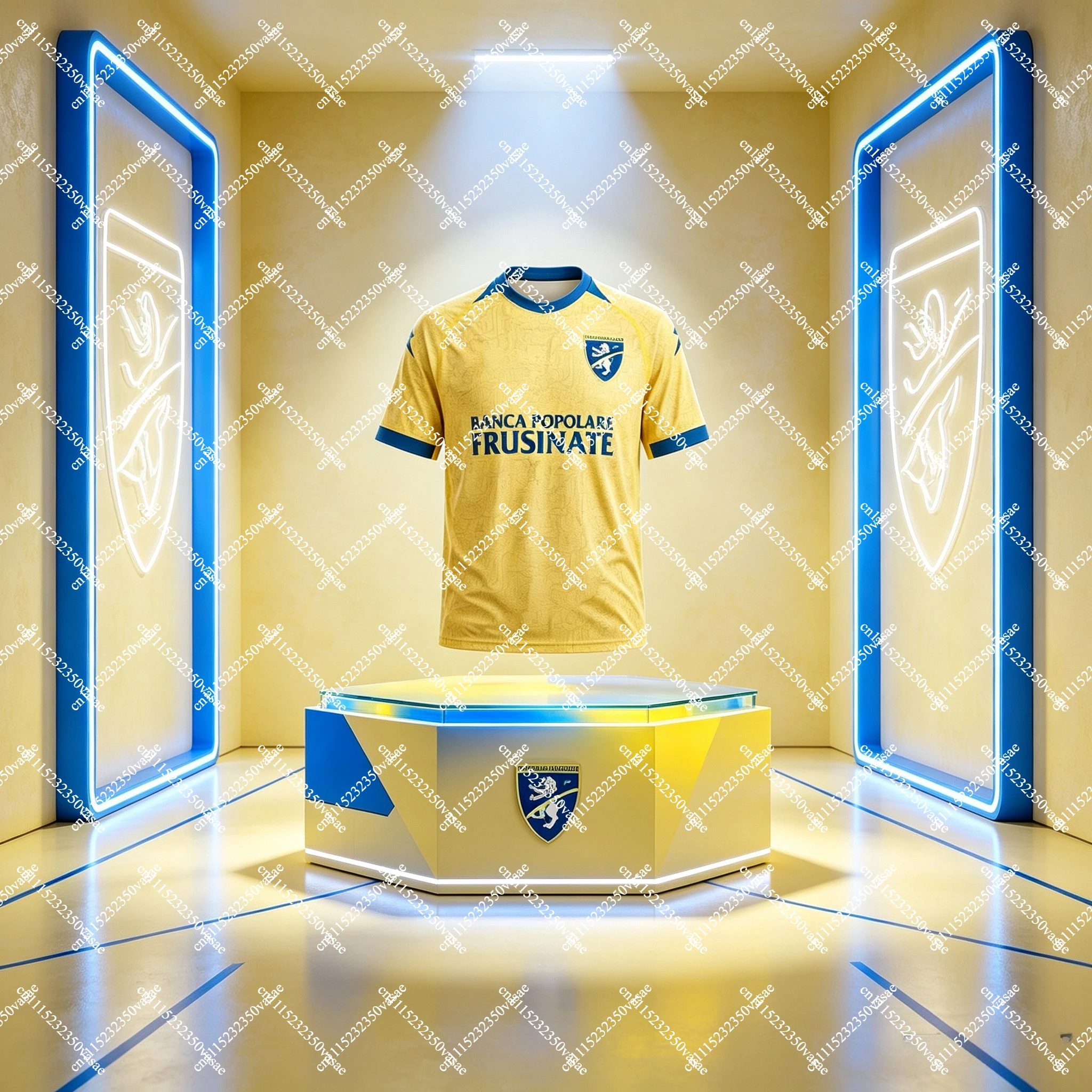 2026/27 Season Frosinone Football Jersey Shirt, 3D Print Jersey Tshirt, Men Summer Training Breathable Quick Drying Sweatshirt