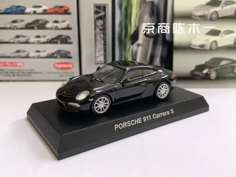 KYOSHO 1:64 porsche 911 Carrera S Collection die cast alloy trolley model ornaments gift toys