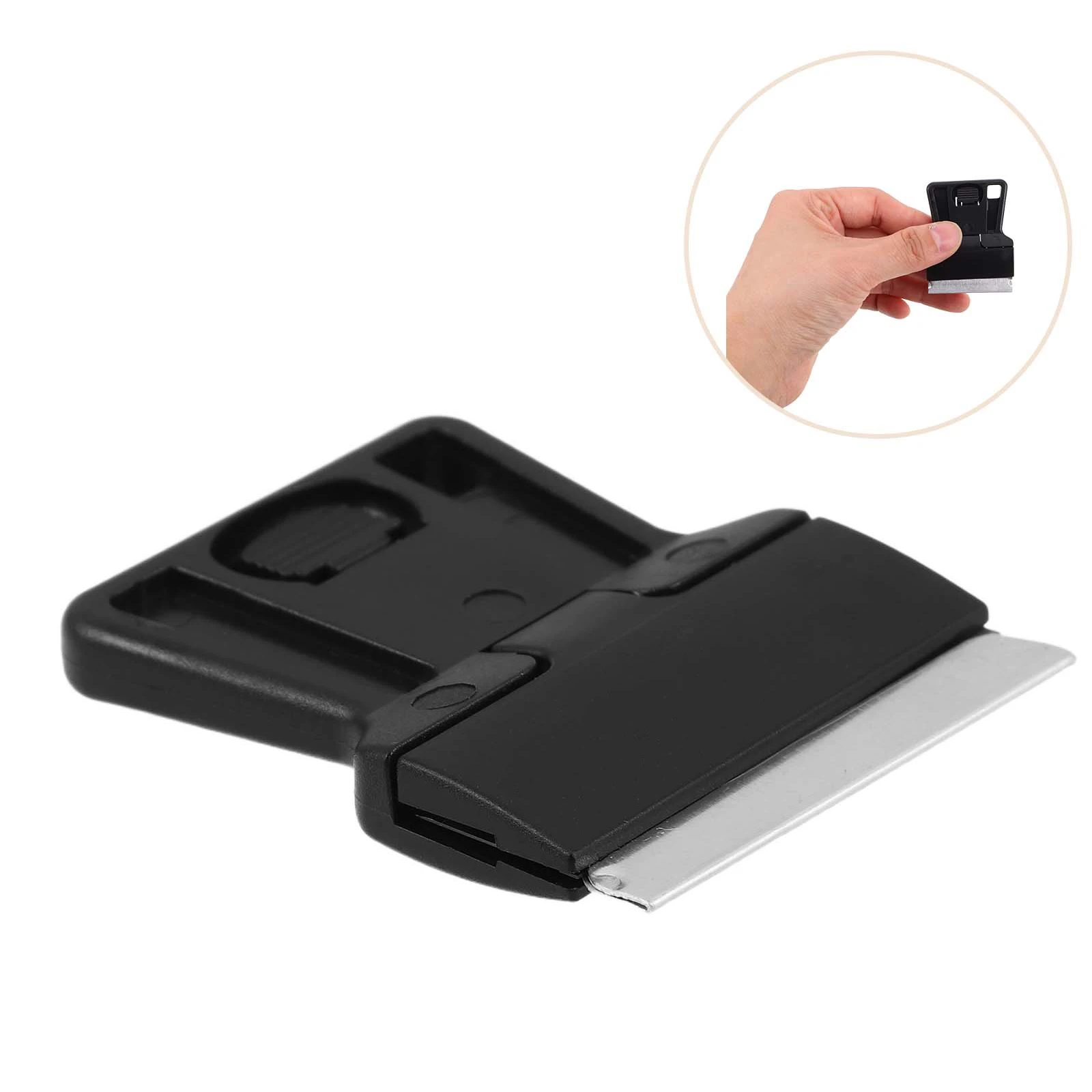 

Multifunctional Plastic Scraper Tool For Car Tinting Sticker Removal Glass Cleaning Portable Lightweight Durable Stain Residue