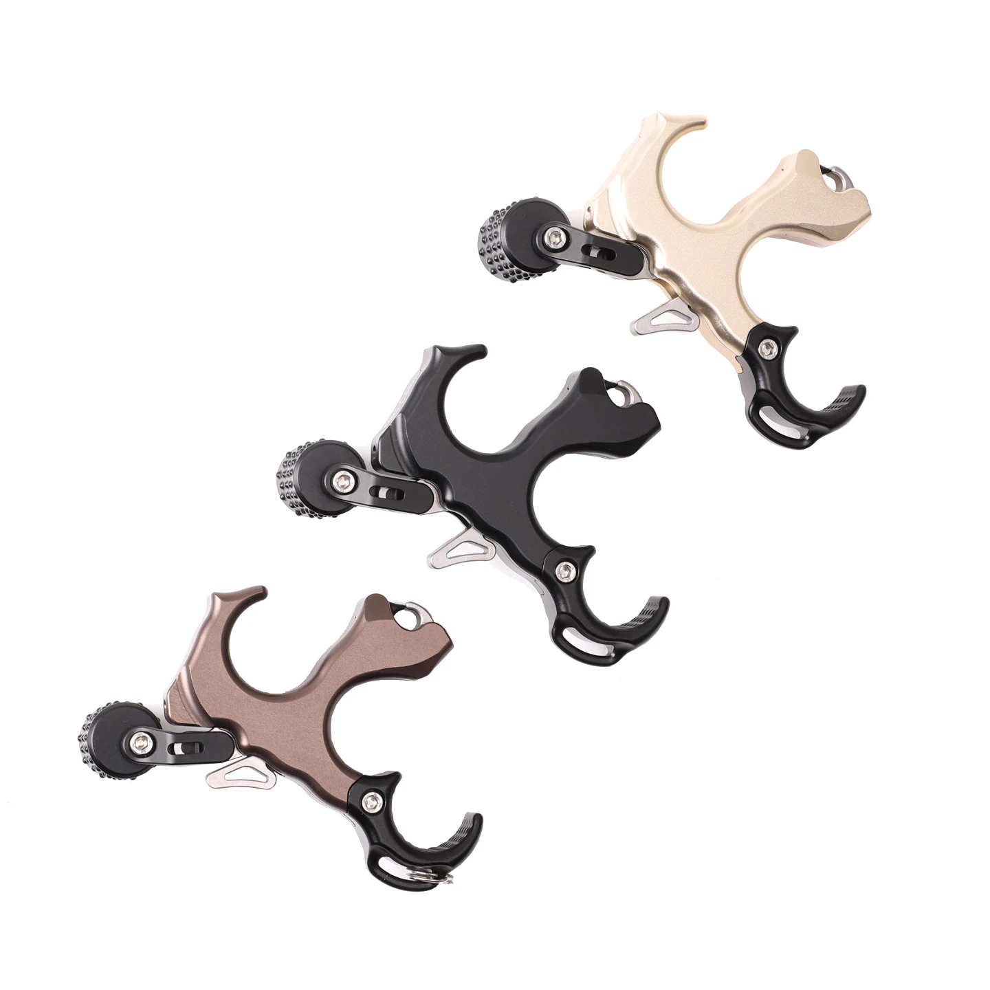 

Aluminum UV 3/4 Fingers Release Archery Compound Bow Release Aid Device Archery Outdoor Shooting Hunting Accessory