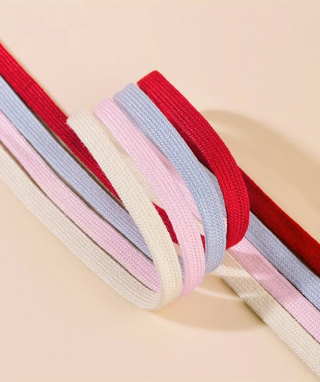 1 Paar flache Schnürsenkel, klassische, einfarbige Ersatzschnürsenkel für Sneaker und Freizeitschuhe, strapazierfähige Polyester-Schnürsenkel für Damen und Herren. – Detail 2