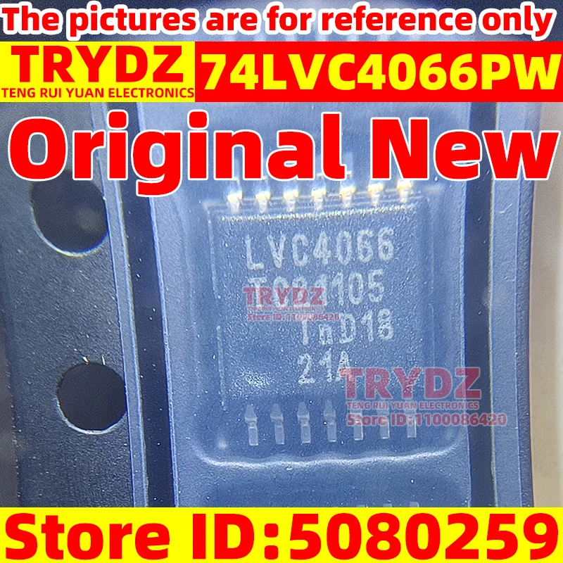 100/50/30PCS 74 lvc4066pw 74 lvc4066p tsop14
