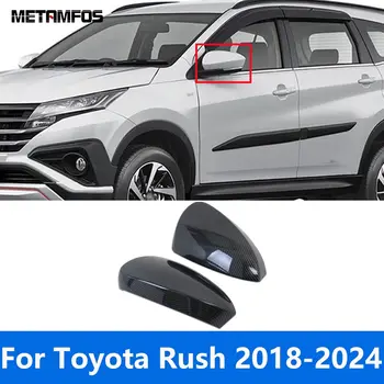 Kryt zpětného zrcátka pro Toyota Rush 2018-2022 2023 2024 z uhlíkových vláken, chránič bočních zrcátek, příslušenství pro styling auta 8 nejlepší prodej Boční zrcátko Toyota Rush - №2