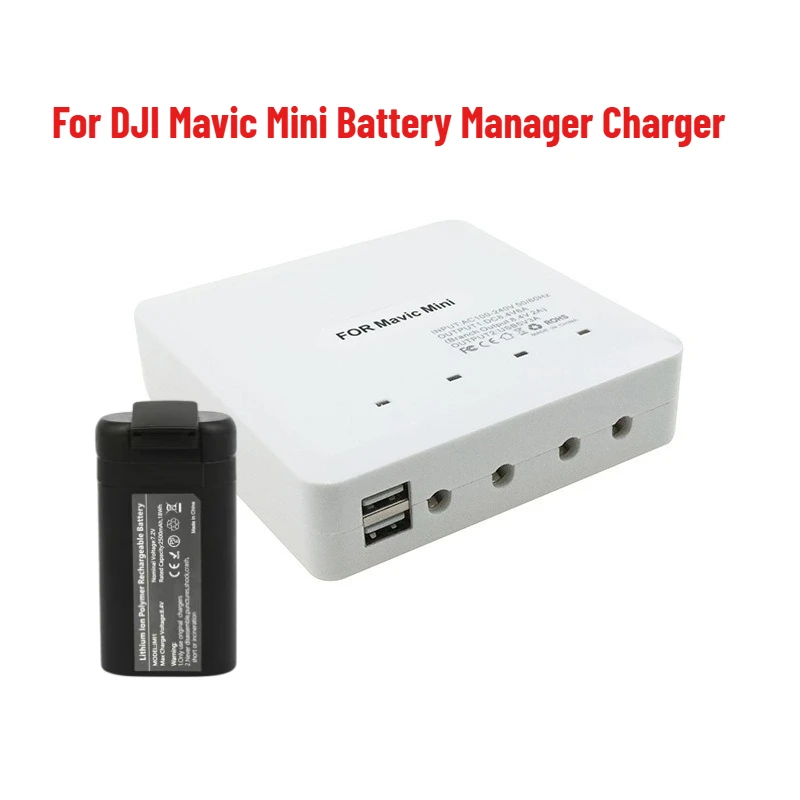 

For DJI Mavic Mini Battery Manager Charger 6-way Parallel Charging Version USB