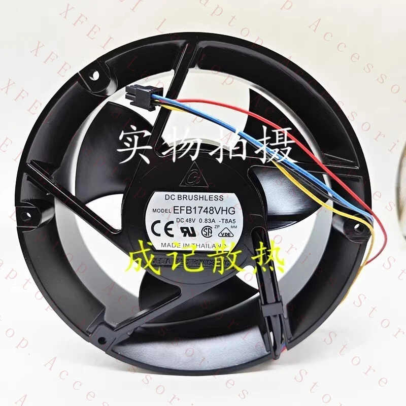 D  FOR Delta EFB1748VHG 17251 DC48V 0.83A 4-Wire High Airflow Inverter Cooling Fan