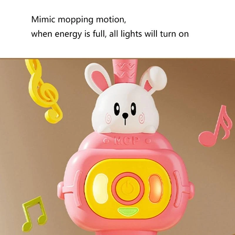 أداة تنظيف تظاهرية للأطفال الصغار لعبة فرشاة تحت عنوان Riverhorse للأطفال بعمر 3 سنوات + أصباغ ساطعة في مرحلة الطفولة المبكرة #4