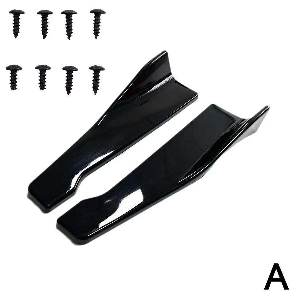 Universele Autovoorkant Achterbumper Strip Lip Spoiler Diffuser Splitter Krasbeschermer 48CM Lengte Voor Audi BMW HONDA