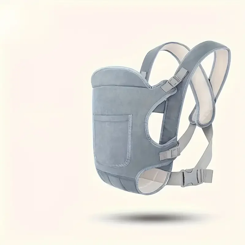 Porte-bébé toutes saisons polyvalent, écharpe de portage multifonctionnelle pour nourrissons, 4 méthodes de portage : devant et derrière.