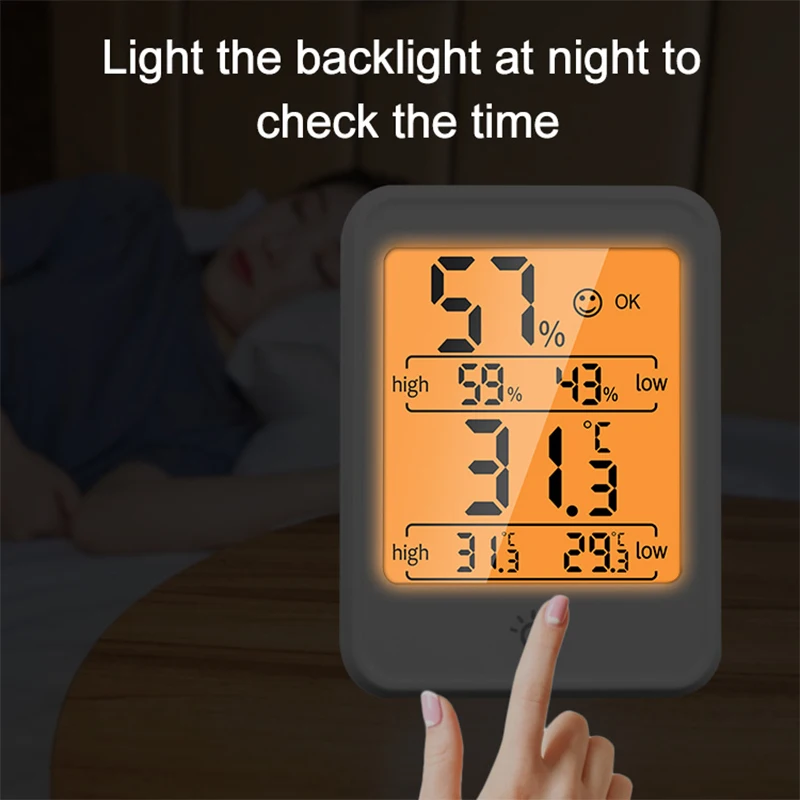 Digitale Temperatur Feuchtigkeit Meter Temperatur Sensor Feuchtigkeit Meter Thermometer Hygrometer Gauge Indoor Hause Hygrometer Gauge