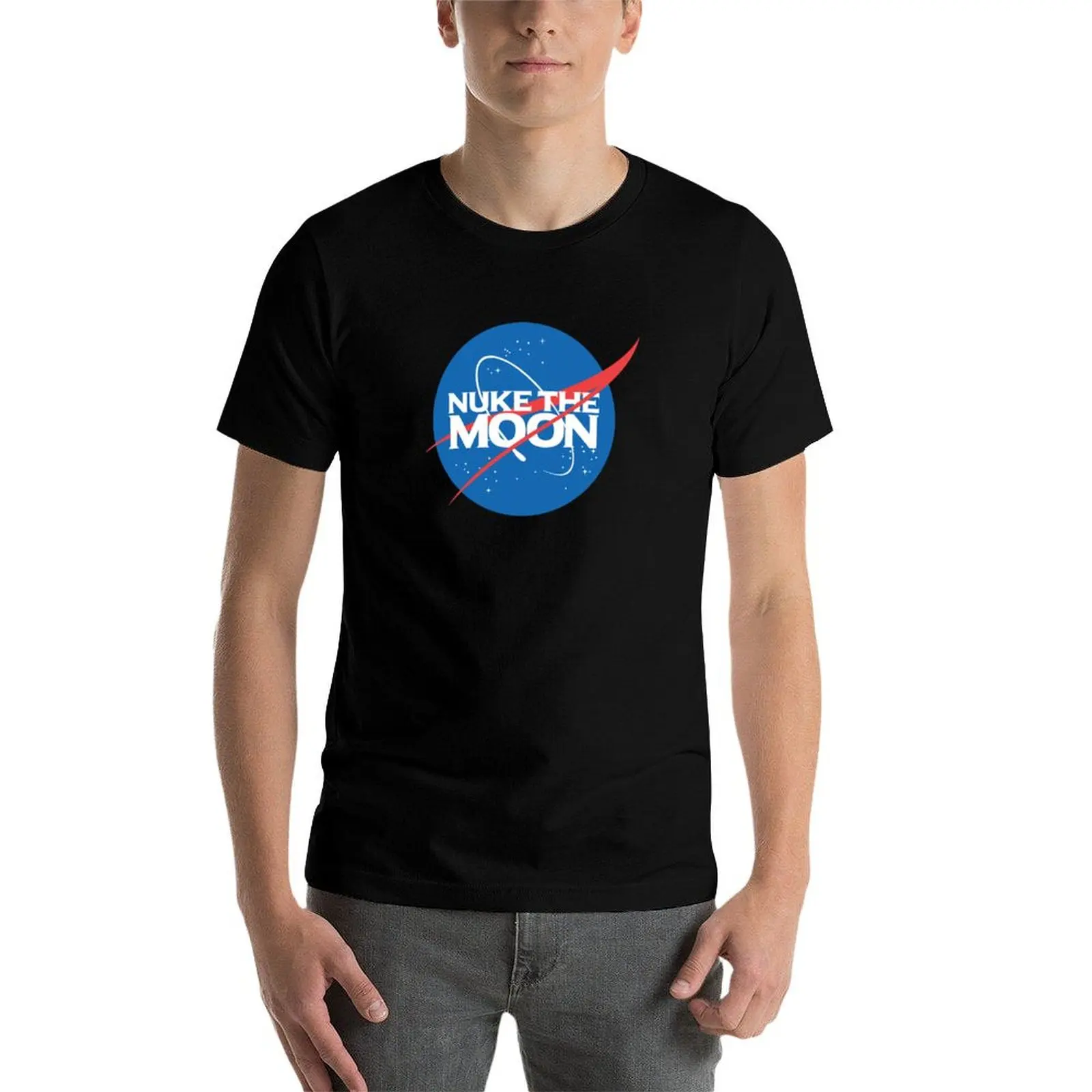 Nasa Nuke The Moon T-Shirt custom t-shirts plus sizes hippie clothes customizeds plain white t shirts men