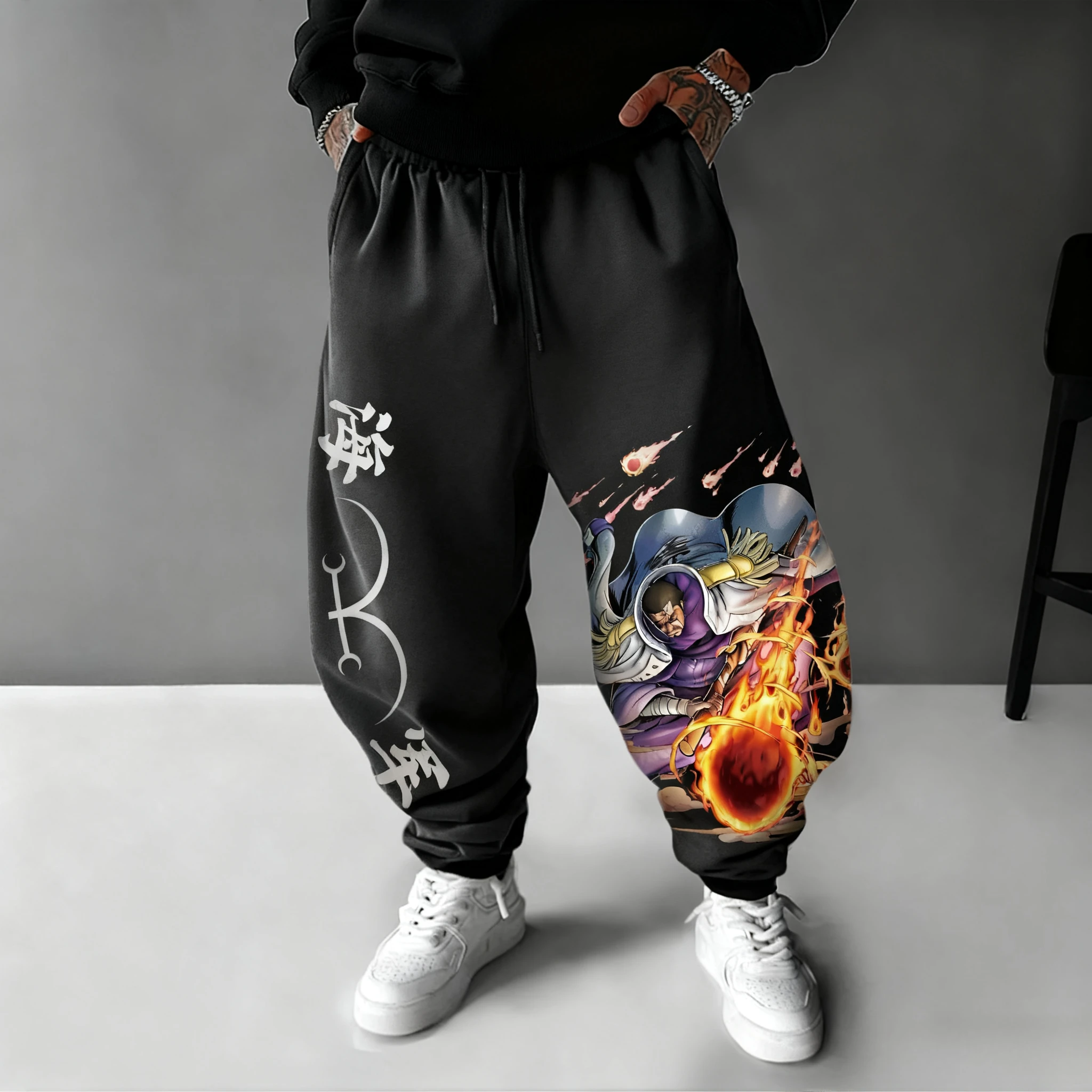 

ONE PIECE Autumn/Winter New Cotton Pants Anime Printed 2026 Men's and Women's Loose Casual Fashion Harajuku Plus Size Tights