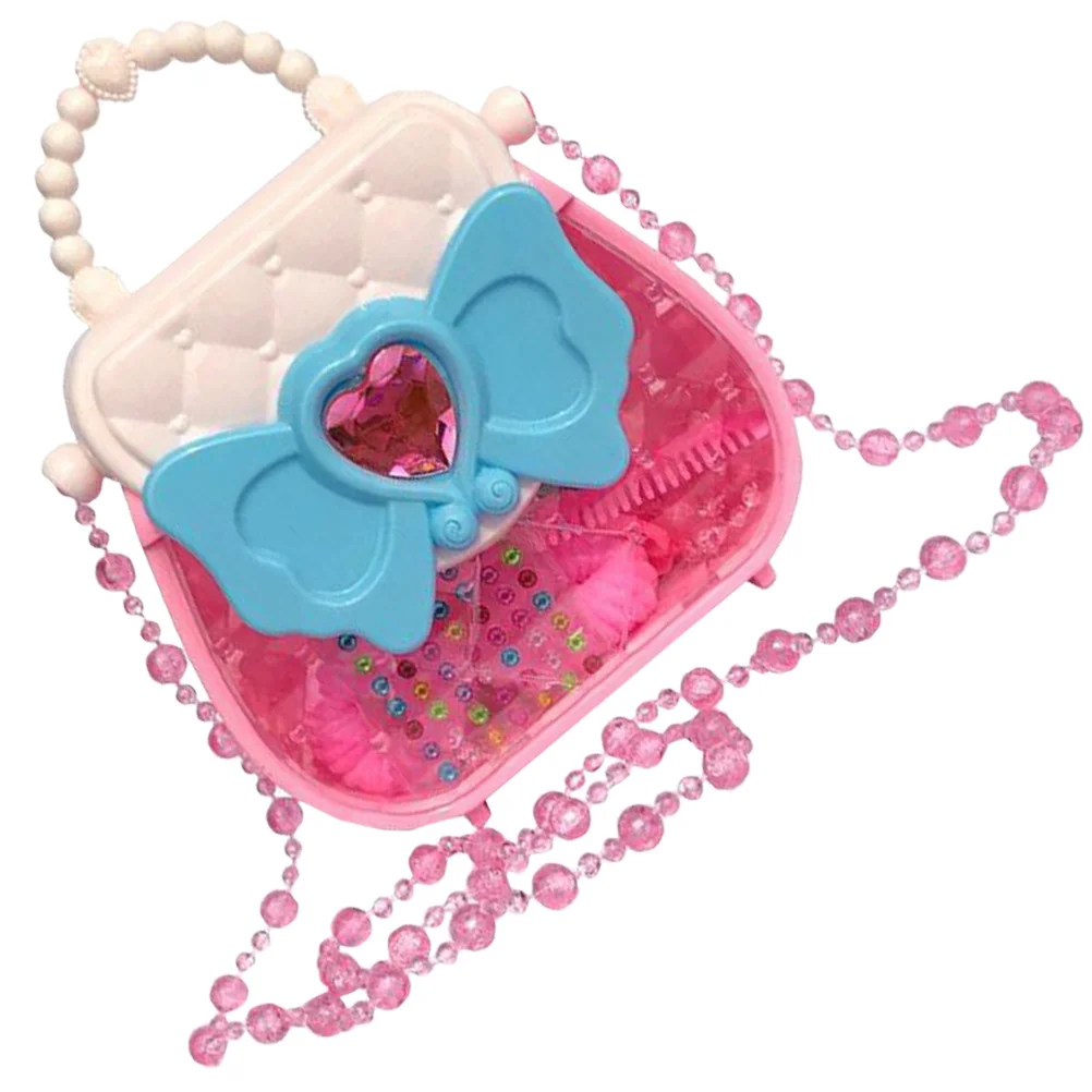 1Set Children Cosmetics Simulation Makeup Set Little Girl Pretend Play Role Playing Educational Gift Simulation Makeup Toy