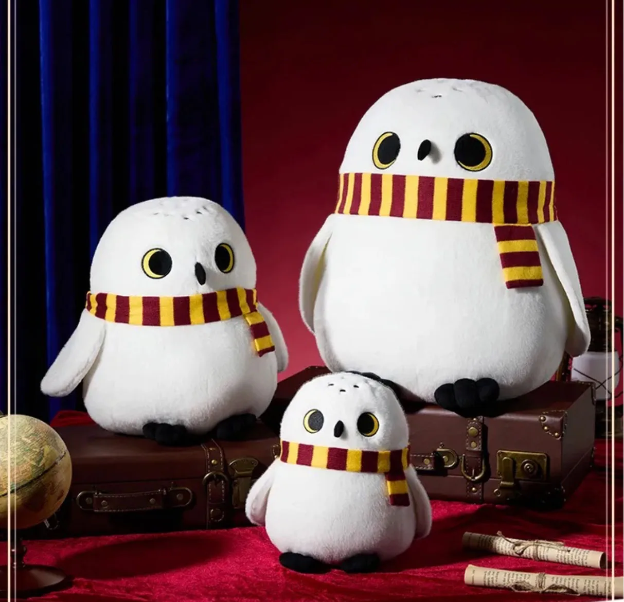 Genuine Miniso Harry Potter Series Scarf Hedwig Action Figure Creative Doll Throw Pillow Cute Room Decorated Birthday Present