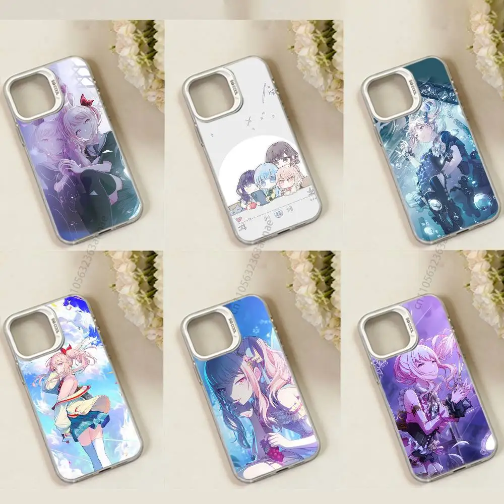 

P-project Game sekai M-Mizuki Phone Case For iPhone 17,16,15,14,13,12,11,Pro,Max,Plus,Mini,X,XS,XR,8,S,SE Soft Black Case