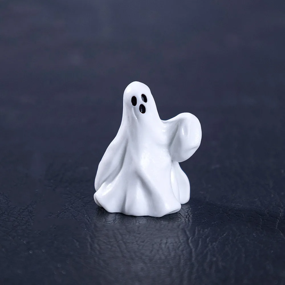 Multicolor Halloween Miniature Figurine Resin Pumpkin Desktop Knick-knack Party Ornaments Micro Landscape DIY Accessories Toy