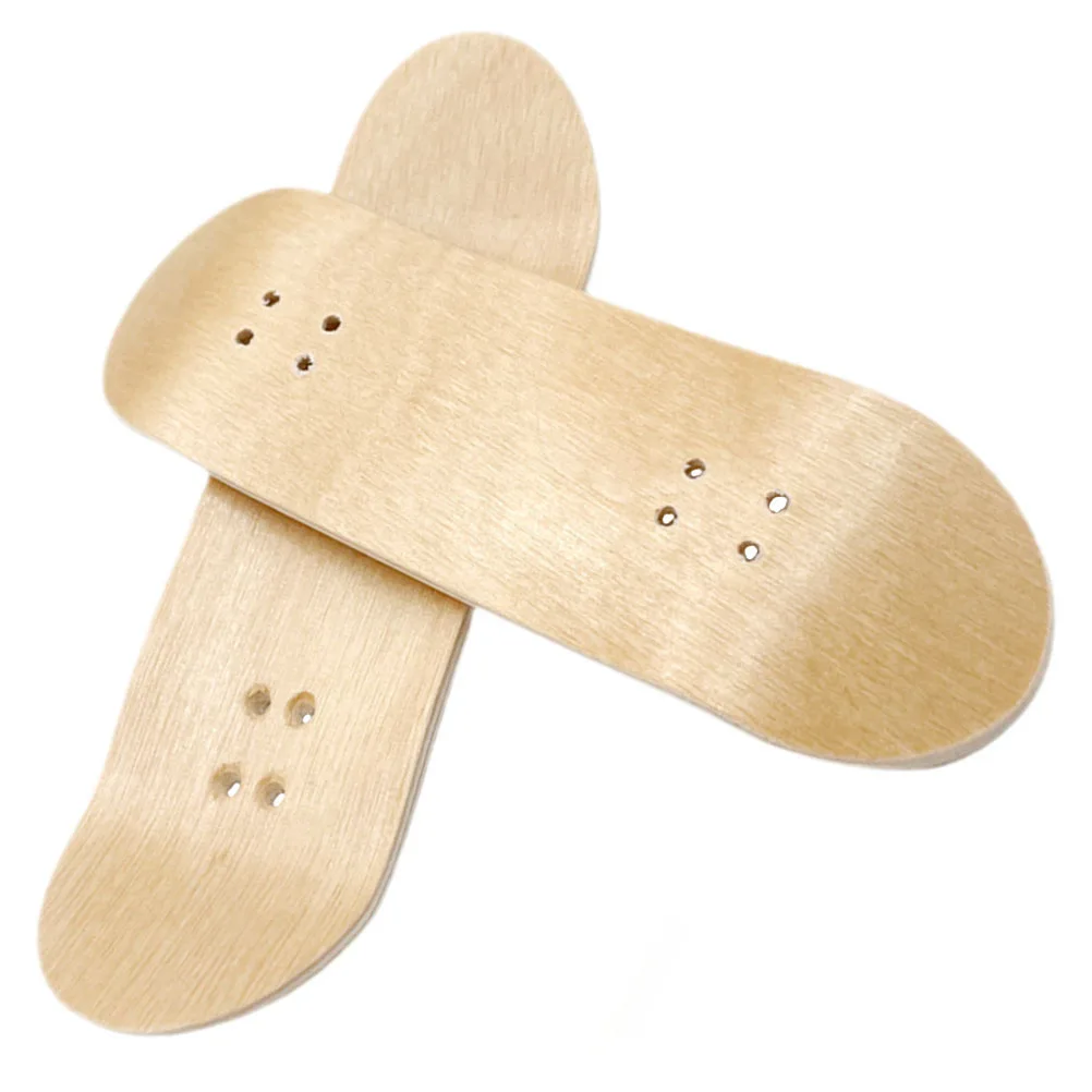 

2Pcs Mini Fingerboard Deck Durable Construction Easy Assembly Gift Idea for Skaters Finger Skateboard Decks Skateboard Deck