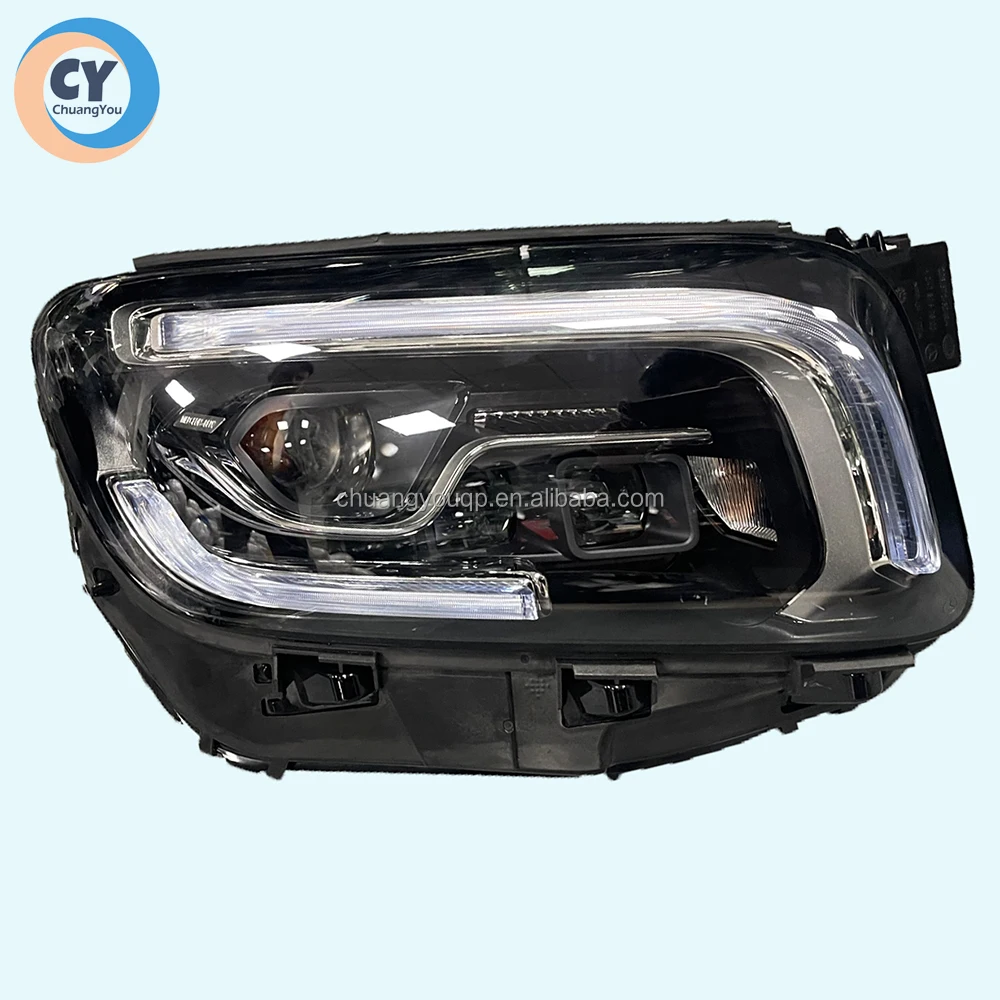 For  Mercedes-Benz GLB AMG Headlights 2020 -2022 2023 Original Matrix LED Headlamp Geometric Light GLB35 GLB45 250D X247 Voltage