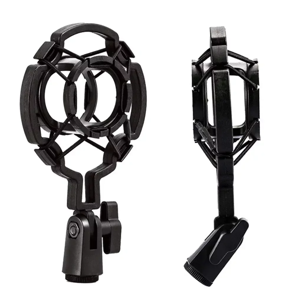 SPORTFUNSF Universal Microphone Shock Mount Holder Mic Bracket Clip For Large Diaphram Mic Condenser Mic Shock Mount Holder Stud