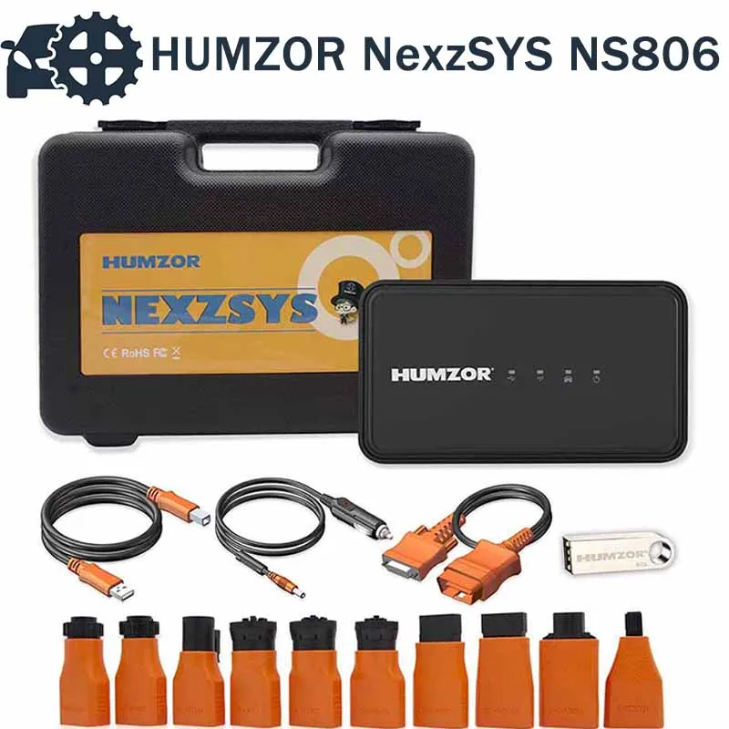 

HUMZOR NexzSYS 806 Truck Diagnostic Tool Support Windows System 18 Special Functions Diesel Vehicle Diagnostic Instrument