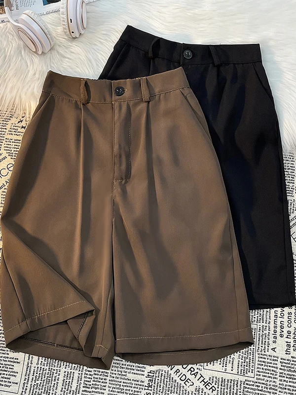 

Retro Japanese Sle Men's Suit orts Loose Casual Five-Quarter Pants Summer Outdoor Wear Comfortable Youth Faion