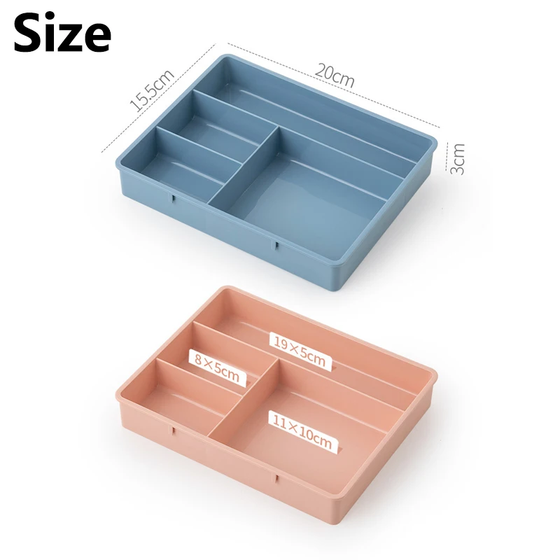 2Pcs Divided Drawer Organizer Boxes Household Screw Placement Boxes Multifunctional Hardware Repair Parts Tool Storage Boxes