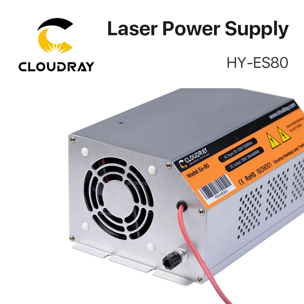 Imagem -04 - Cloudray-fonte de Alimentação a Laser para Gravação e Máquina de Corte Co2 80100w Hy-es80 es Series