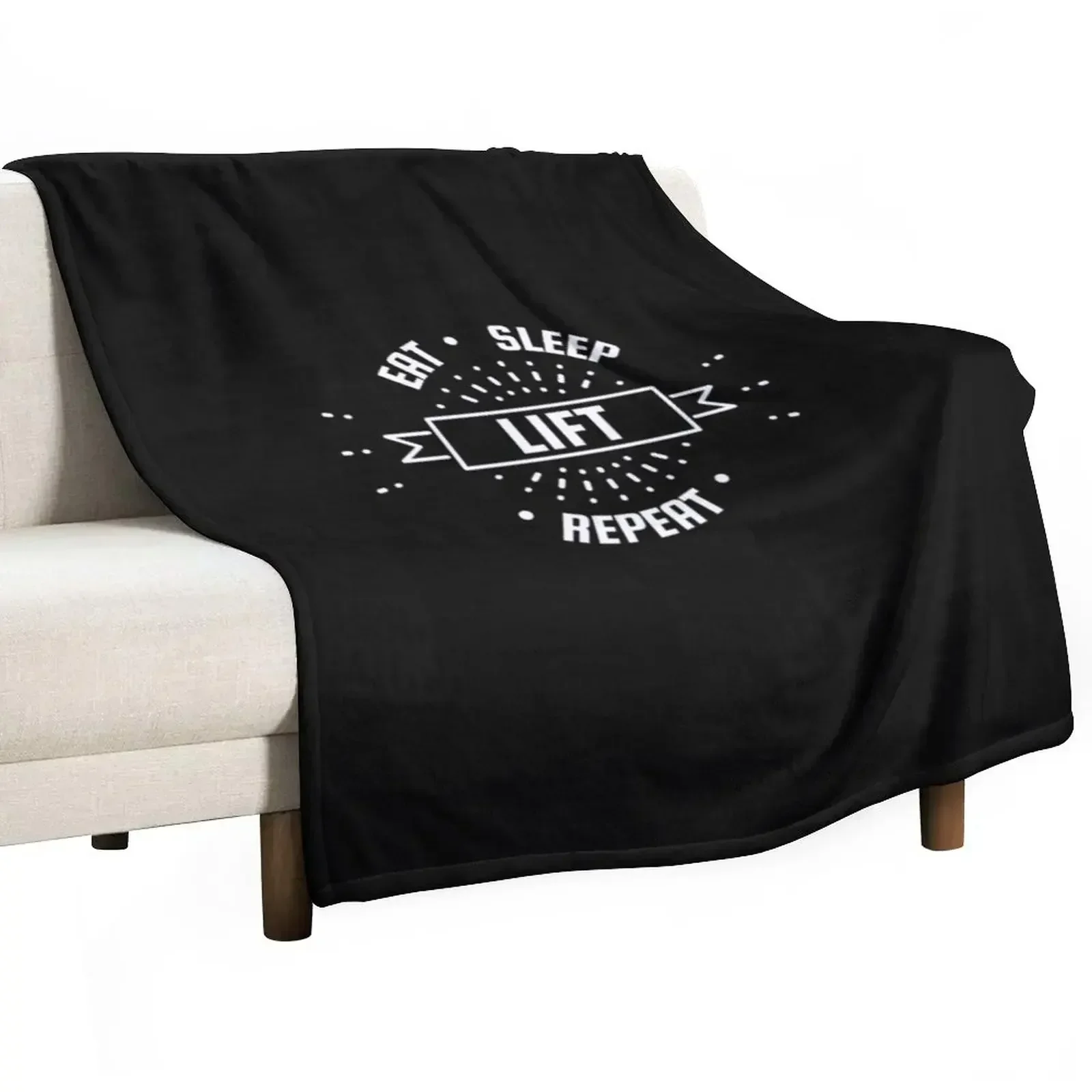 New Eat, Sleep, Lift, Repeat Throw Blanket Sleeping Bag for babies Heavy Kid'S Thins Decorative Throw Blankets