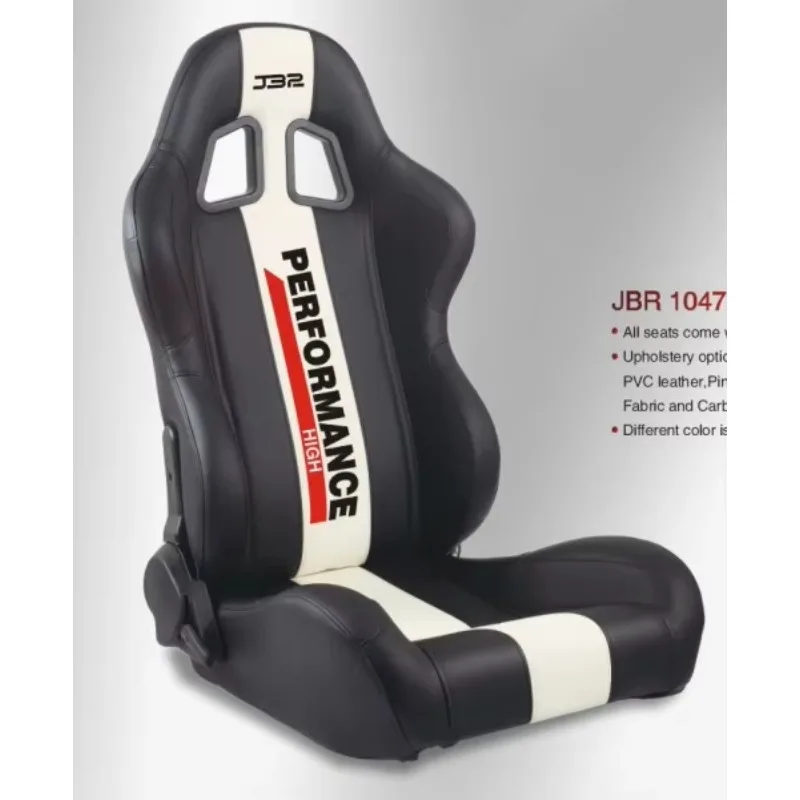 

2 шт. 1047 регулируемые гоночные сиденья из ПВХ-кожи, универсальные автозапчасти, автомобильные сиденья