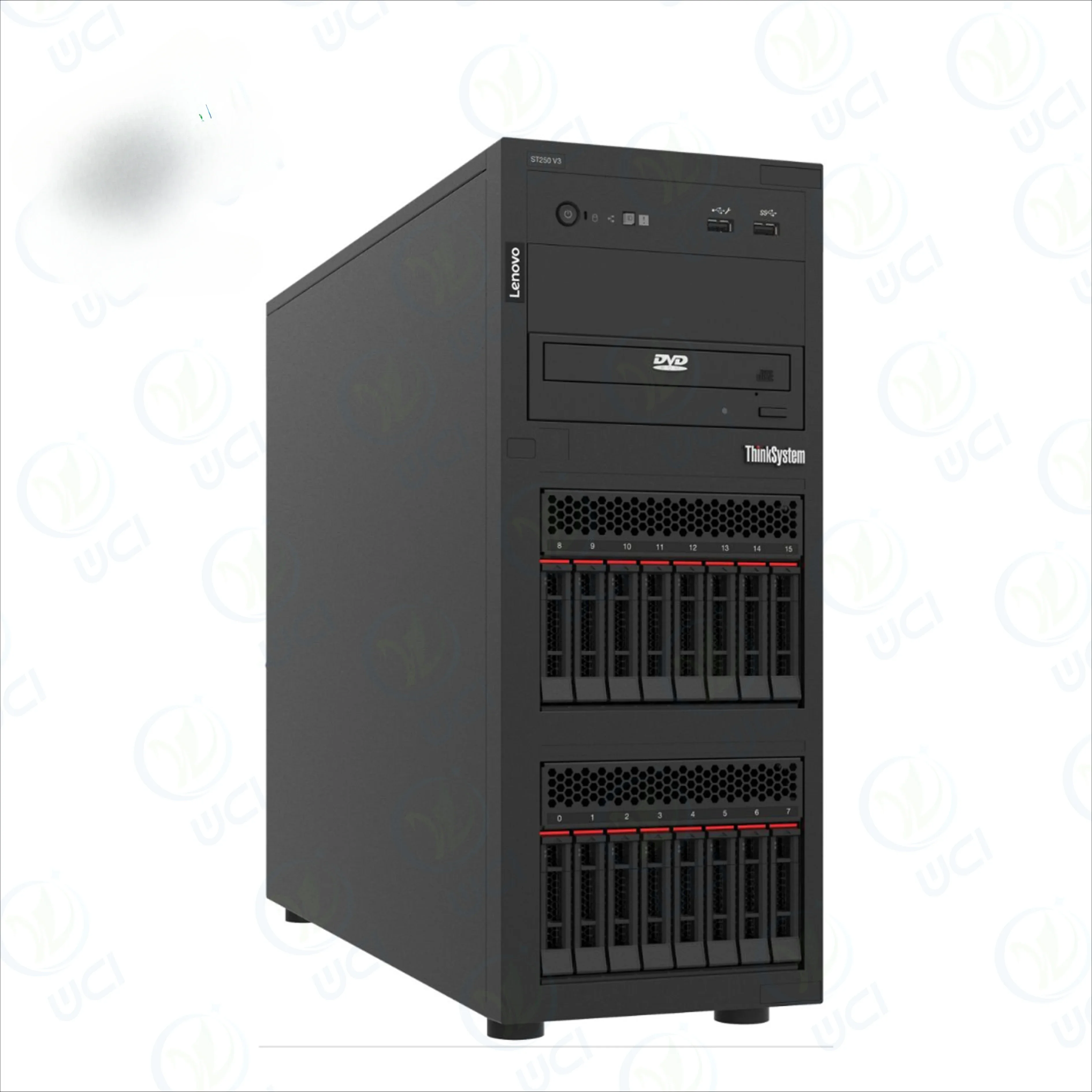 Len Ovo ThinkSystem Enterprise Server Power ST258 V3 Tower Server E-2400  Xeon Cpu Server for Your Growing Business