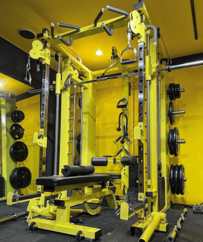 Fitness geräte Kraft training Bodybuilding multifunktion ale Trainings gerät Trainer Smith Machine Home Gym zu verkaufen