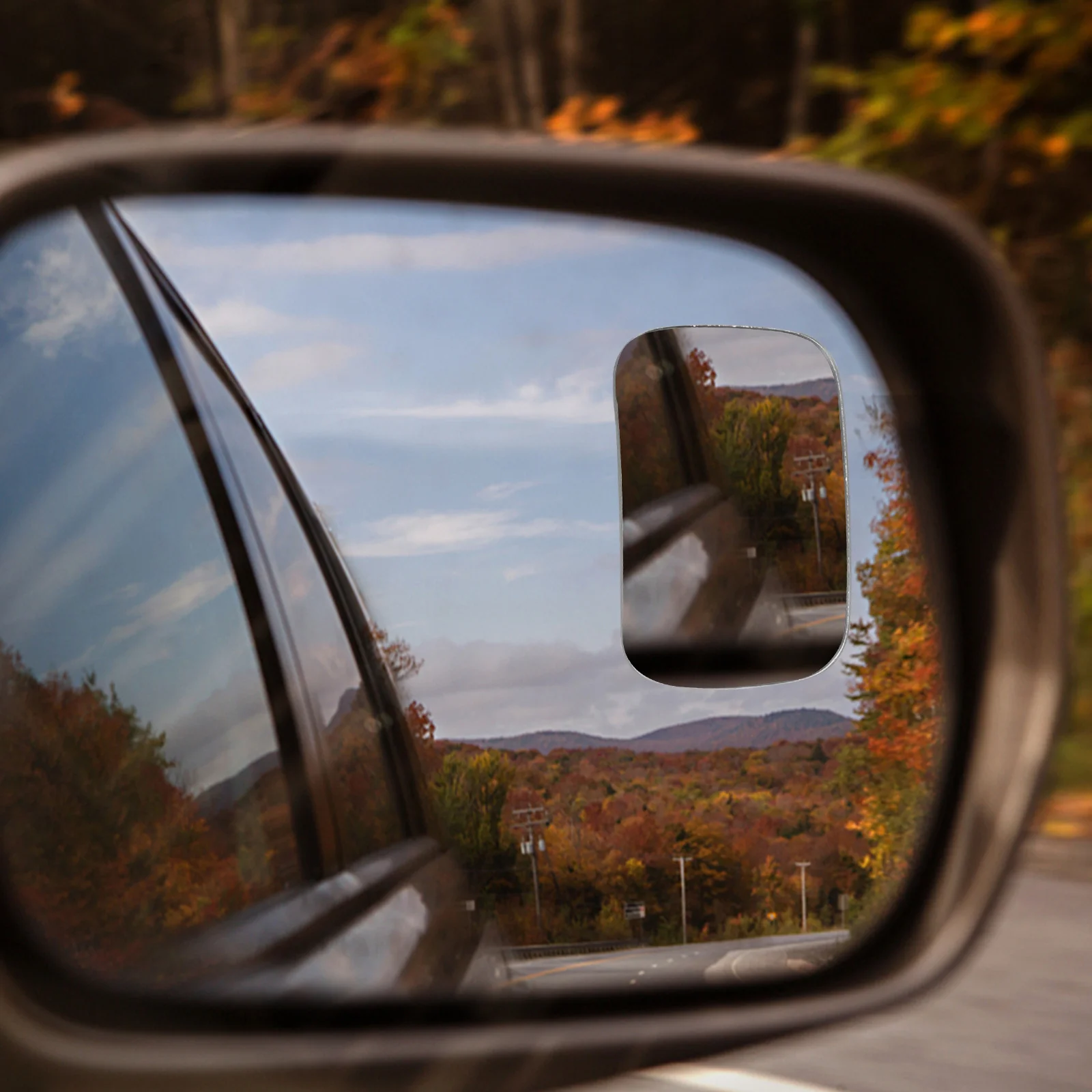 

1Pair Vehicle Rearview Mirror Adjustable Wide Angle Car Mirror for Blind Spot Coverage Personalized Angle Setup Strong Adhesion