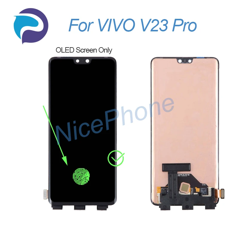 for VIVO V23 Pro LCD Screen + Touch Digitizer Display 2376*1080 V2132 For VIVO V23 Pro LCD Screen Display