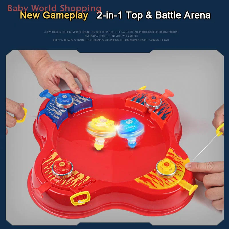Set Spin Battle Arena - Gioco da tavolo con trottola per competizioni multigiocatore e interazione familiare