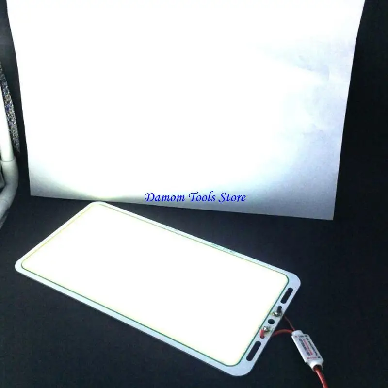 57BE 12V 70W 7000LM LED لوحة الشريط مصباح خبز مصباح متوازن 220 × 113 مم أبيض/دافئ جديد