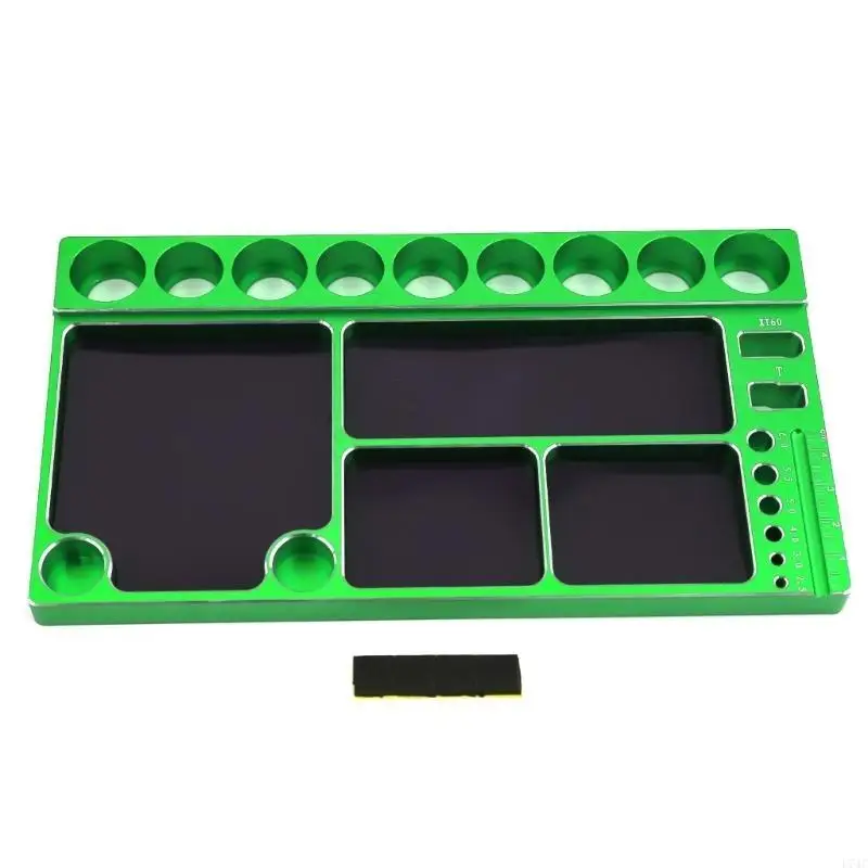 

L74C Portable Screw Tray Assembly Tool Storage Holder for 1/8 1/12 Remotes Control Car Lightweight Screwdriver Holder Plate