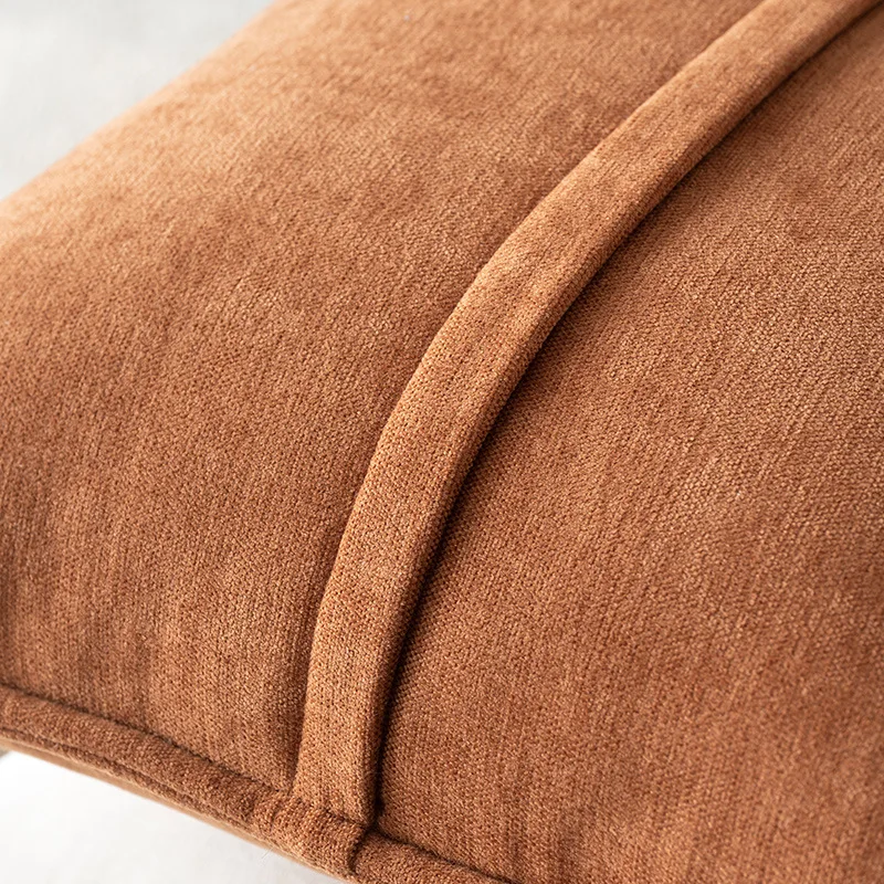 Retro Soft Chenille Throw Pillow Covers with Elegant Design for Sofa Bed Living Room Home Decor view 6