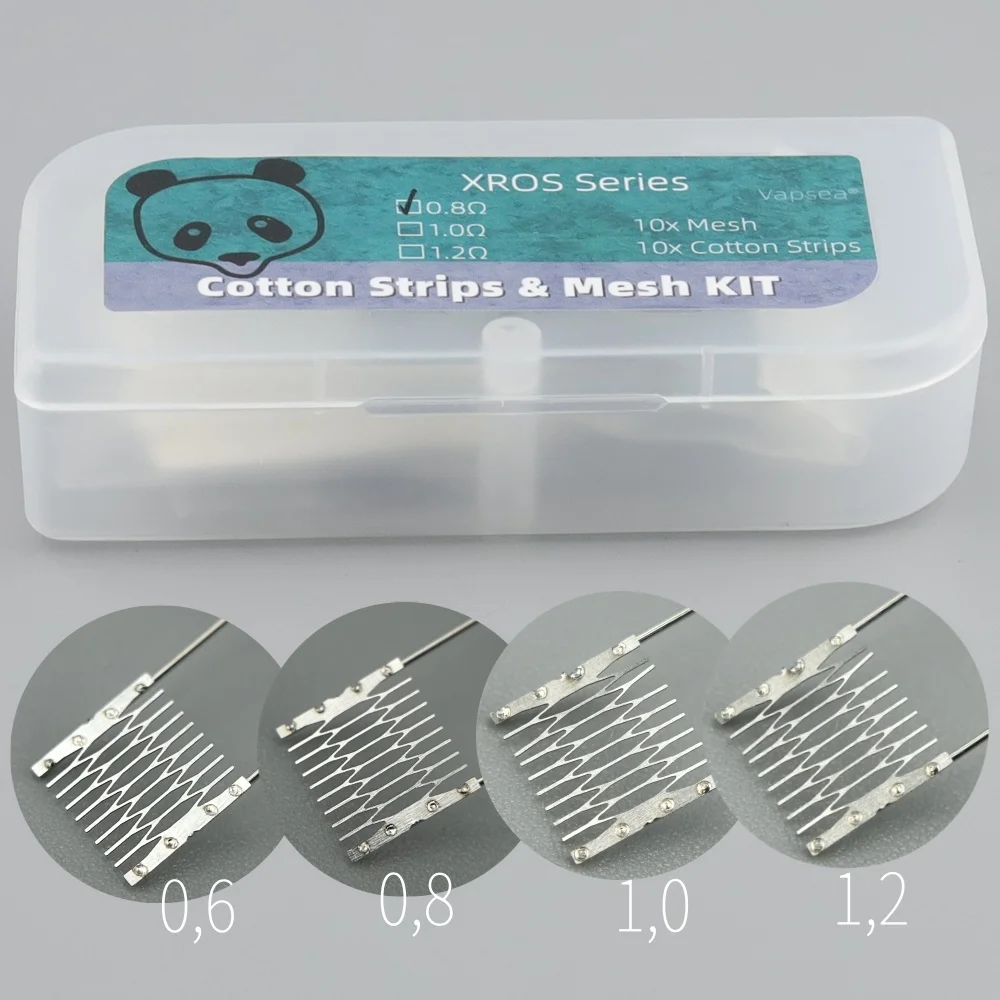 

XROS Series Clips Float Mesh Sheet Grid Rebuildable Repair Tools Kit for 0.6/.8/1/1.2 ohm