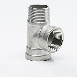 Male+Female+Female Threaded 3 Way Tee T Pipe Fitting 1/2