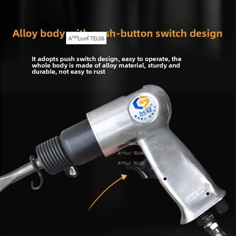 Pneumatic Chisel Hammer Scaler Gun Multi Function Air Impact Deruster Welding Slag Cleaner Tool