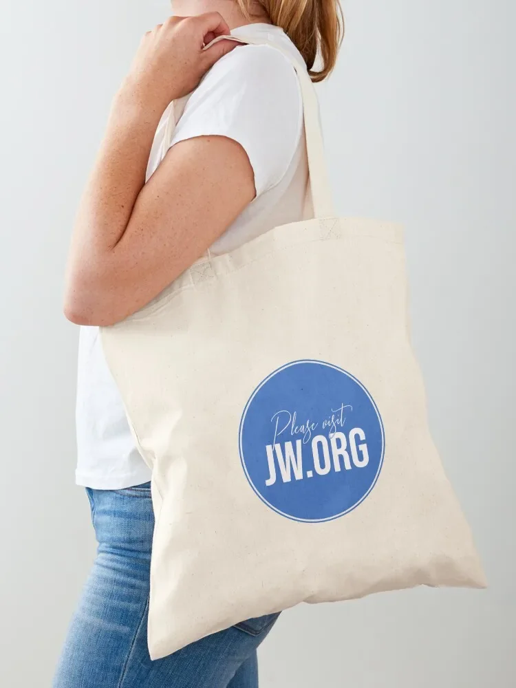 

Please visit JW.ORG Tote Bag cute pouch bag Handbags women cloth bag woman