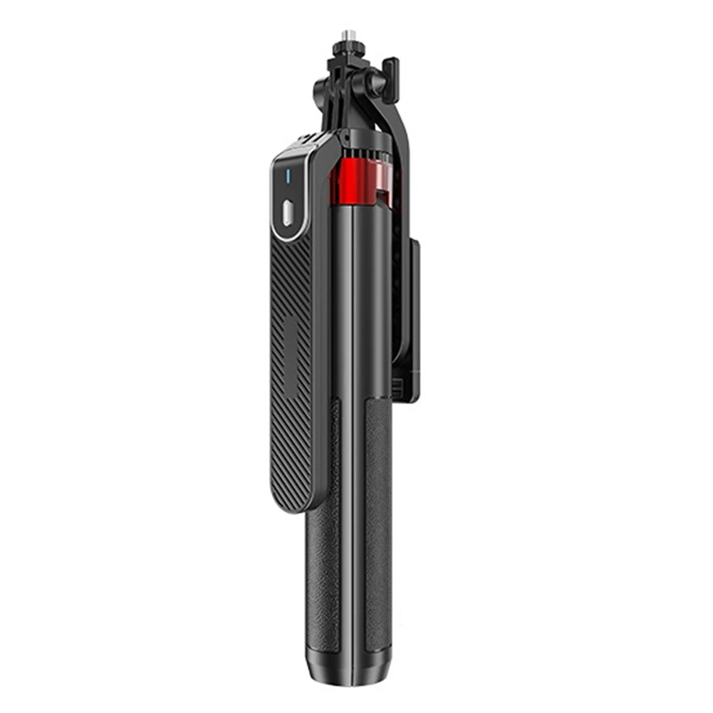 ABGN P185 Aluminum Alloy 1.6M Handheld Stabilizer Floor Telescopic Pole Quadrupod Mobile Phone Bluetooth Selfie Stick-B