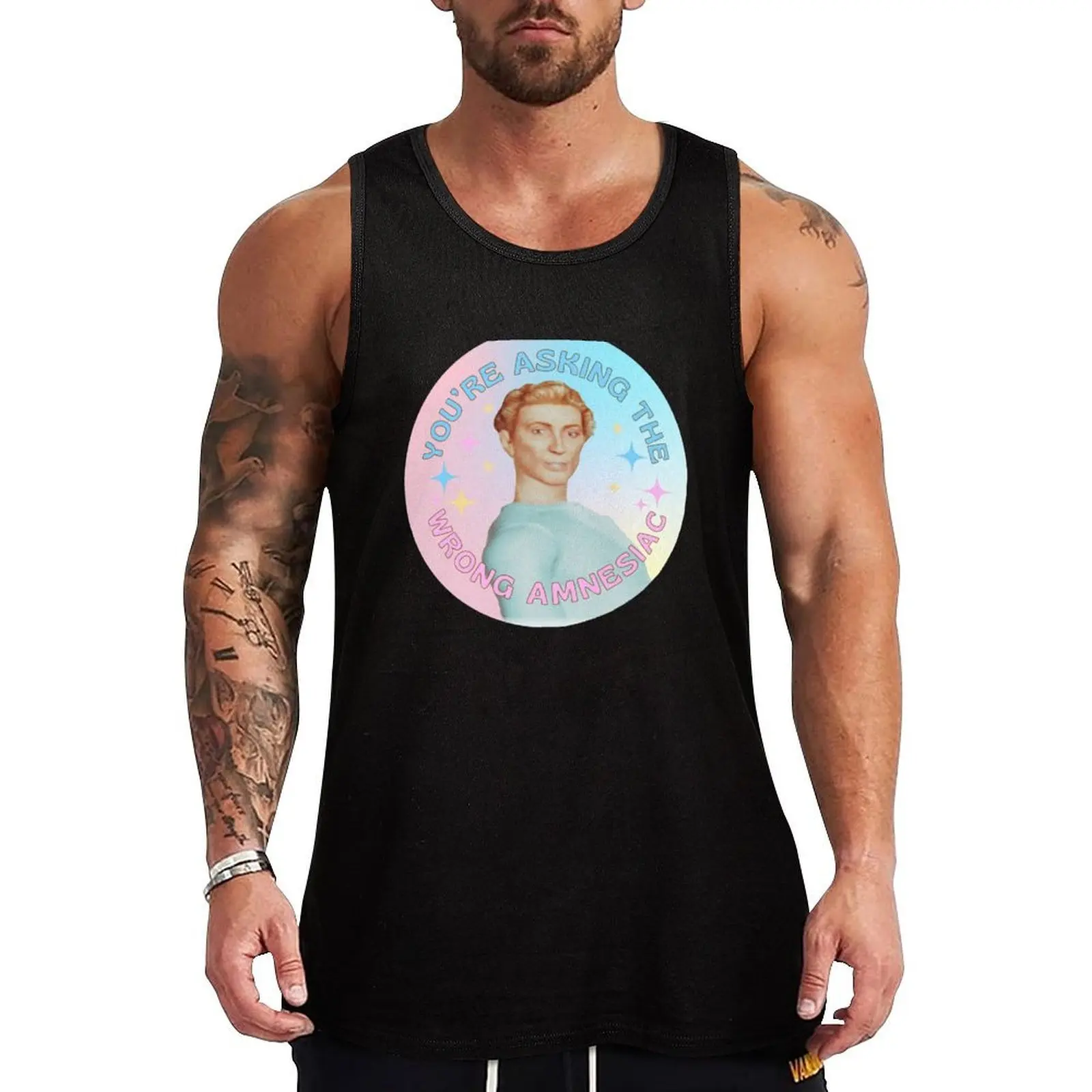 

Henrik Van Der Hune, You're Asking the Wrong Amnesiac - Nancy Drew: Secret of the Scarlet Hand Tank Top Men's gym t-shirt