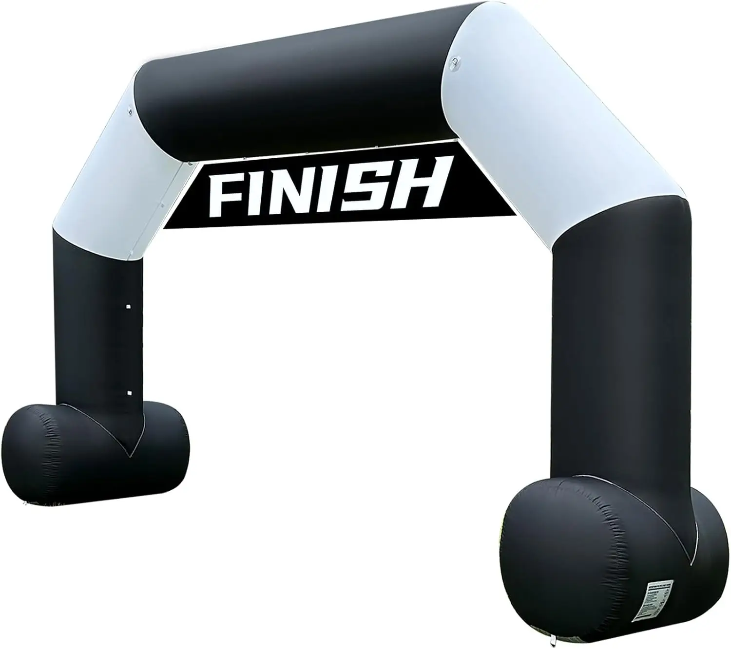 20FT Inflatable Archway for Race Start Finish Line with Built-in 150W Blower Hexagon Outdoor Decor for 5K Run