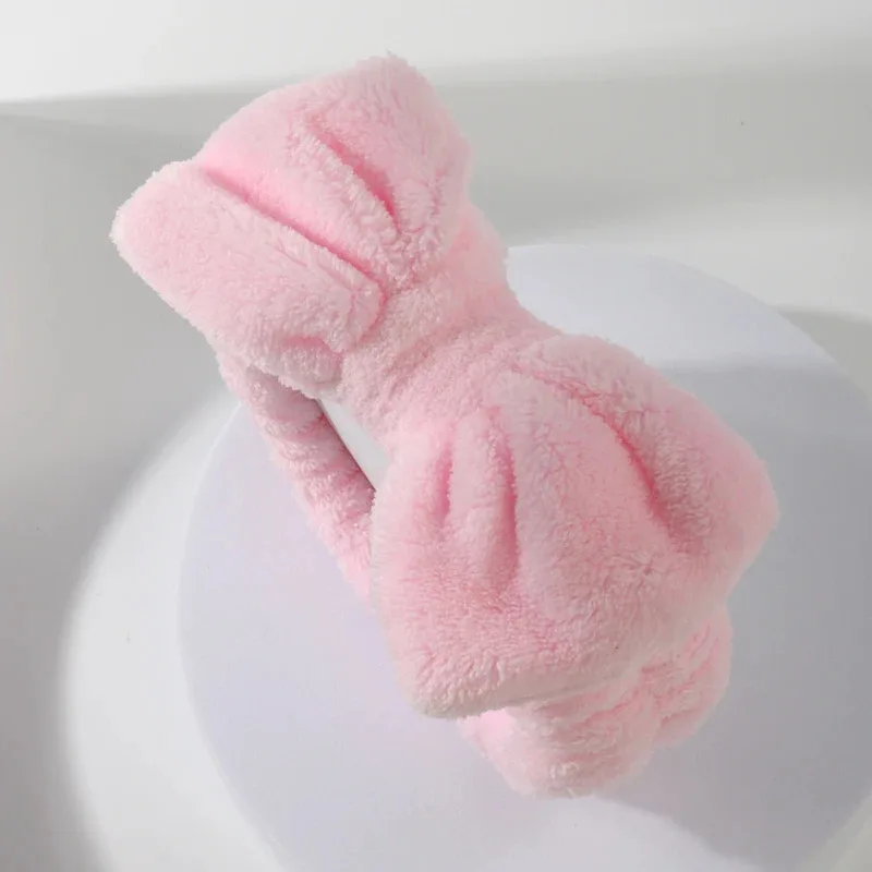 ボウヘッドバンドリストバンドセットタオル伸縮性ソフト洗顔シャワーメイクアップヨガスポーツスキンケアヘッドバンド女性女の子用2026